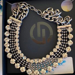 Chunky silver necklace